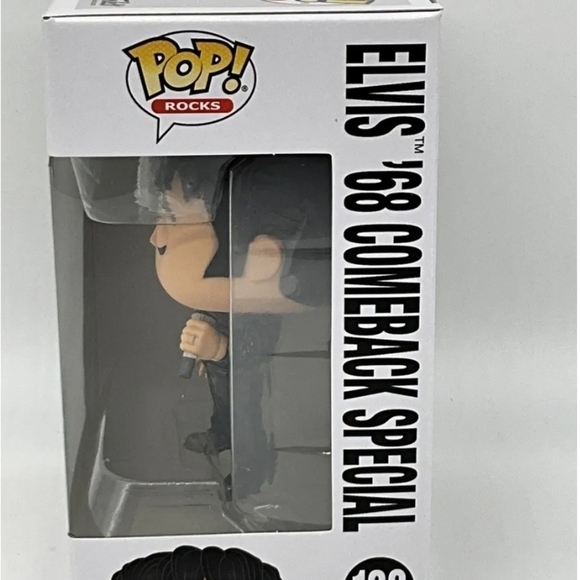 Funko- Pop Rocks 188 Elvis Pressley '68 Comeback - Picture 2 of 6
